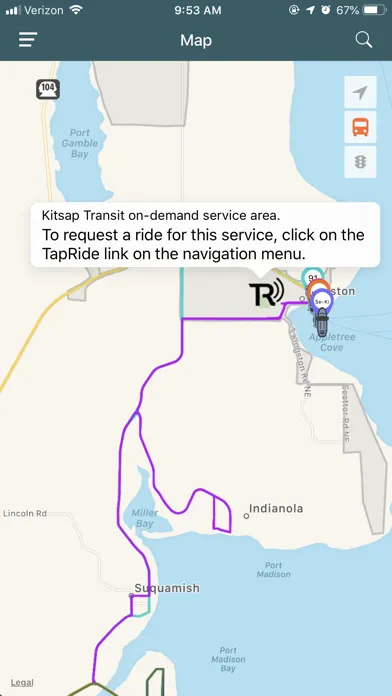 Kitsap Transit Tracker স্ক্রিনশট