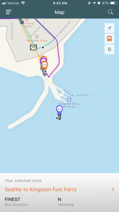 Kitsap Transit Tracker স্ক্রিনশট