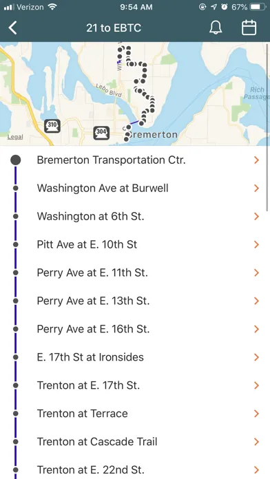 Kitsap Transit Tracker স্ক্রিনশট