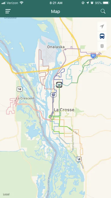 Capturas de pantalla de City of La Crosse MTU