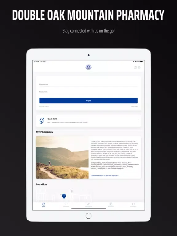 Double Oak Mountain Pharmacy iPad 应用截图