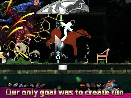 Capturas de tela do One Finger Death Punch II iPad 