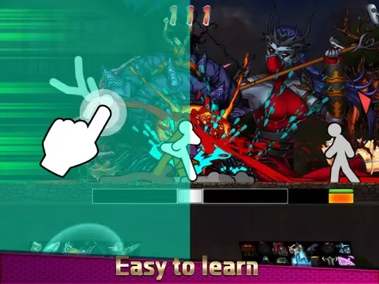 Capturas de tela do One Finger Death Punch II iPad 