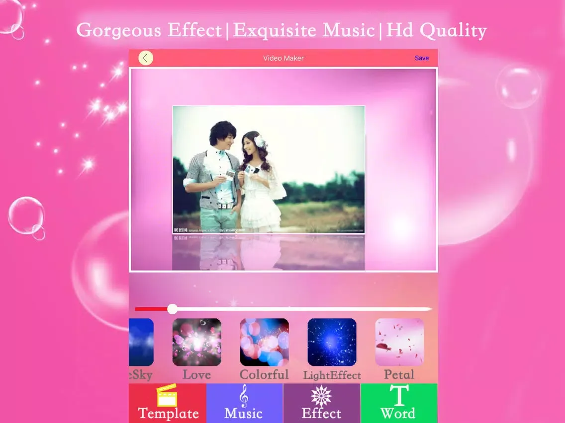 Capturas de pantalla de Photo Movie Maker iPad 