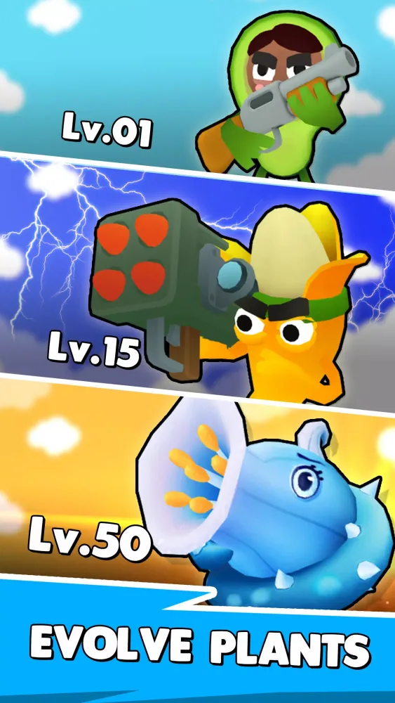 Merge Plants Defense 3D Screenshots