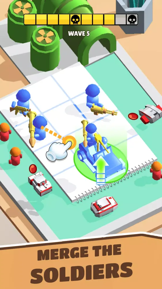 Toy Army: Tower Merge Defense应用截图