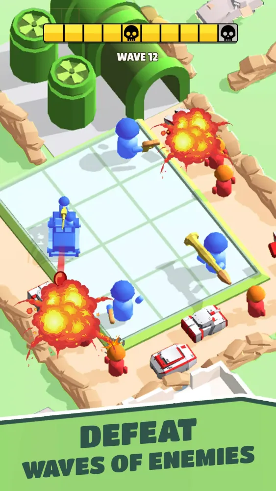 Toy Army: Tower Merge Defense应用截图