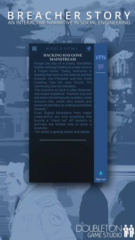 Tangkapan layar Breacher Story
