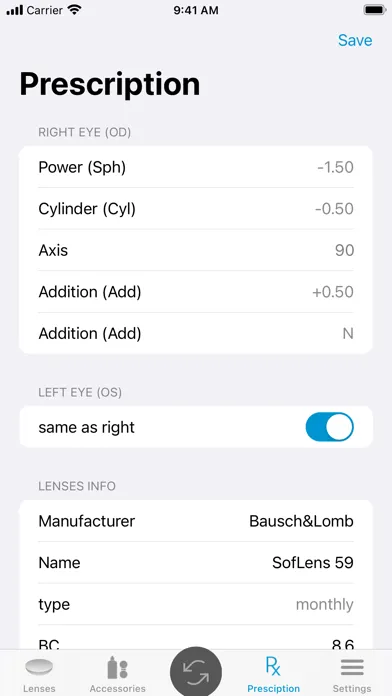 تصاویر Contact Lenses Tracker
