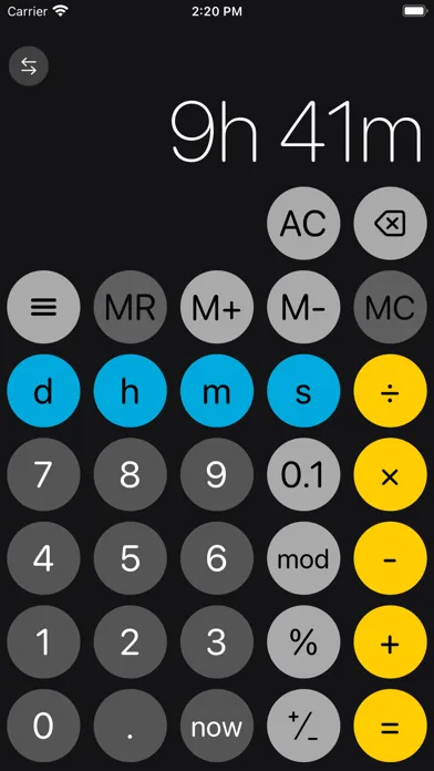 Time Calculator × سکرین شاٹس