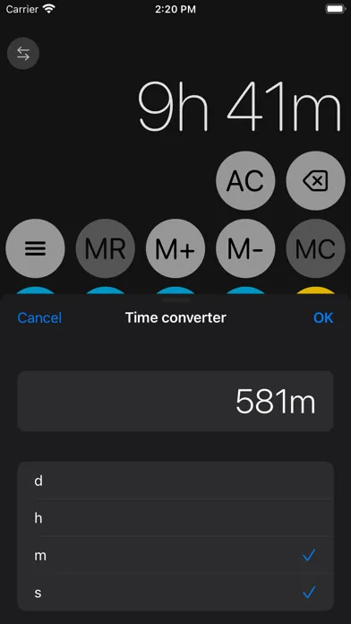 Time Calculator × سکرین شاٹس