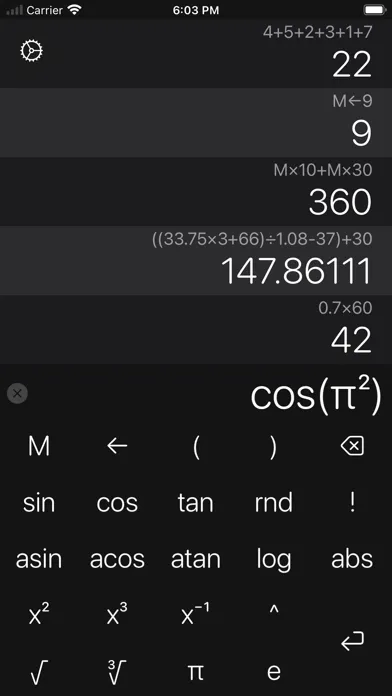 Calculator ×應用截圖