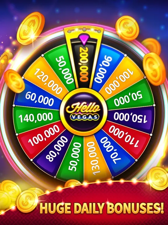 Hello Vegas Slots – Mega Wins iPad  स्क्रीनशॉट