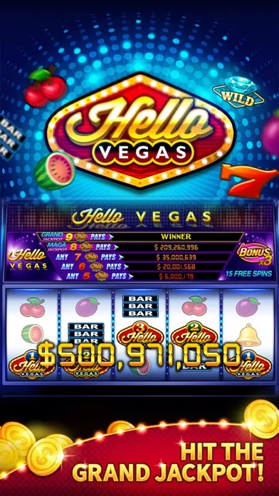 Hello Vegas Slots – Mega Wins स्क्रीनशॉट