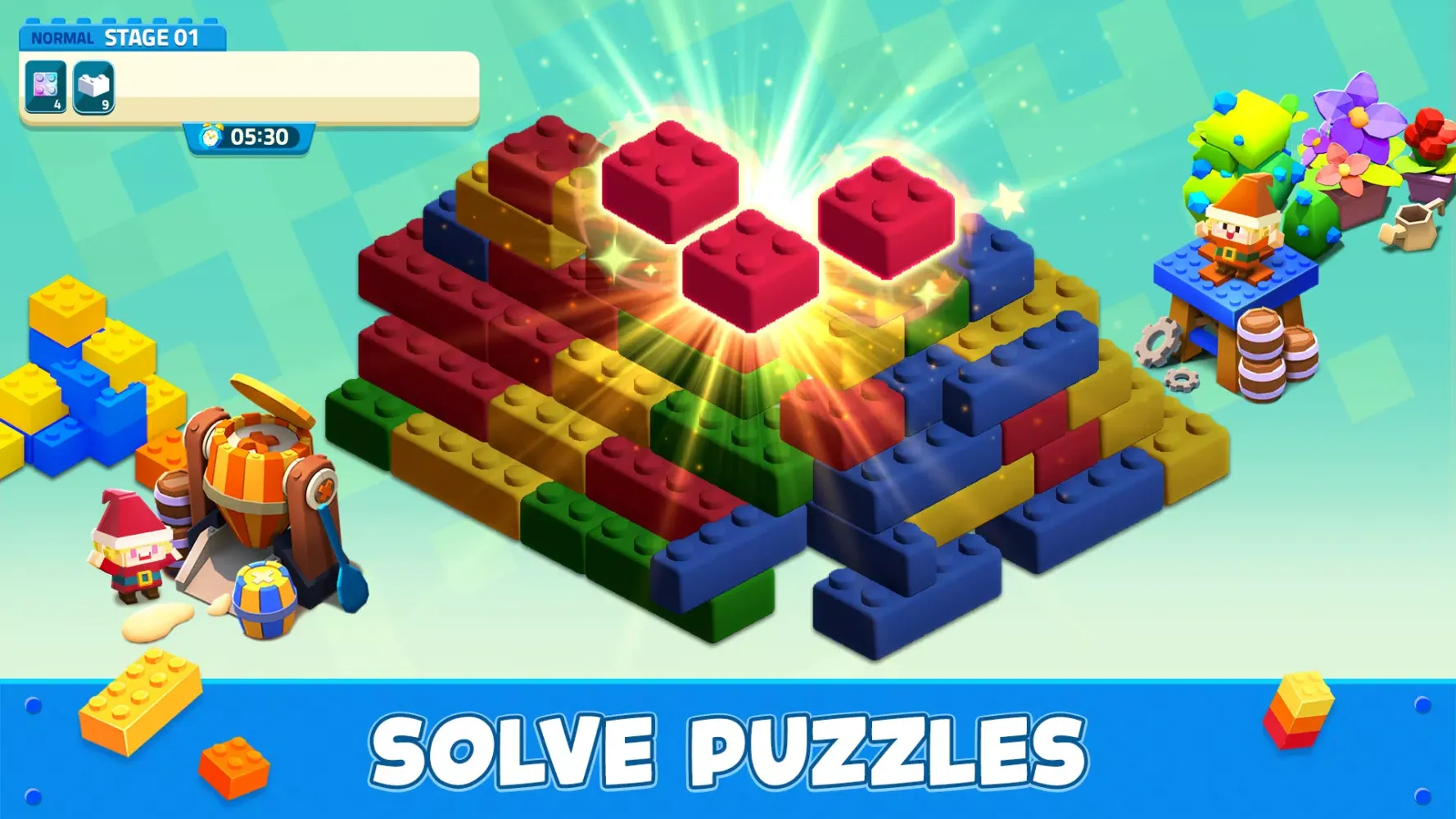 Let's Brick: Match 3D Screenshots