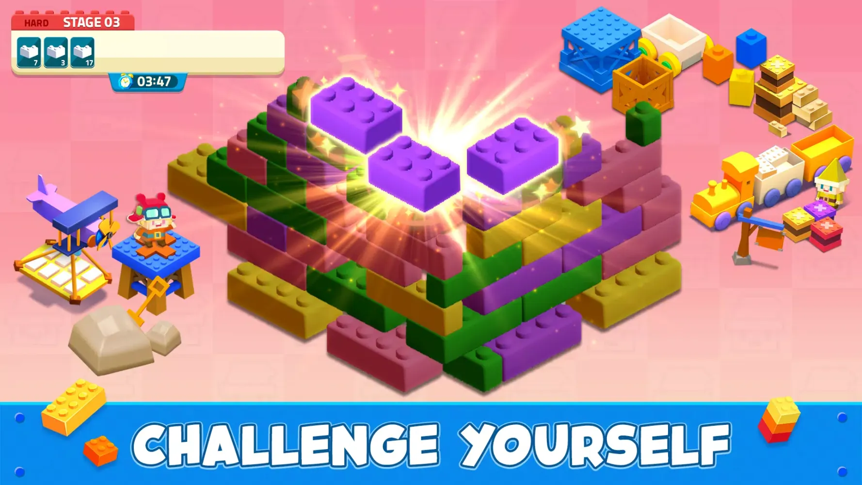 Let's Brick: Match 3D Screenshots