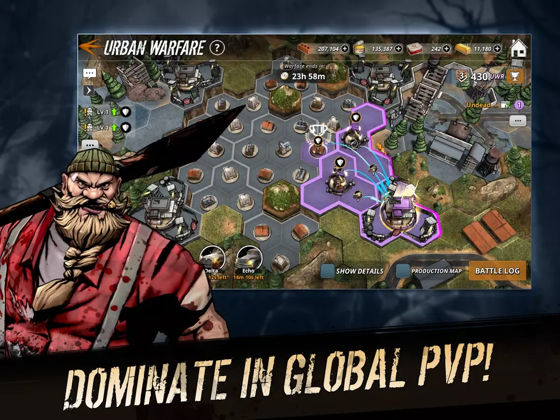 Undead Nation: Last Shelter iPad  Screenshots