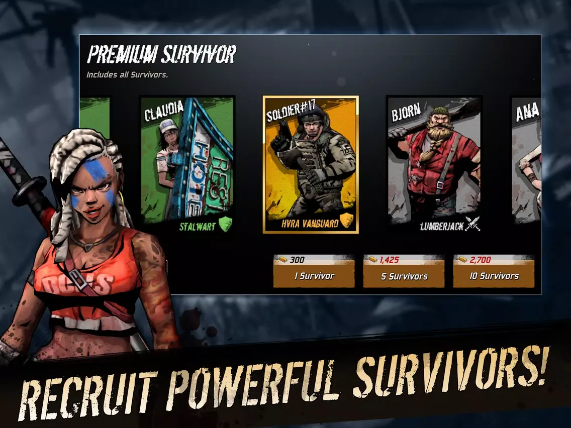 Undead Nation: Last Shelter iPad  Screenshots