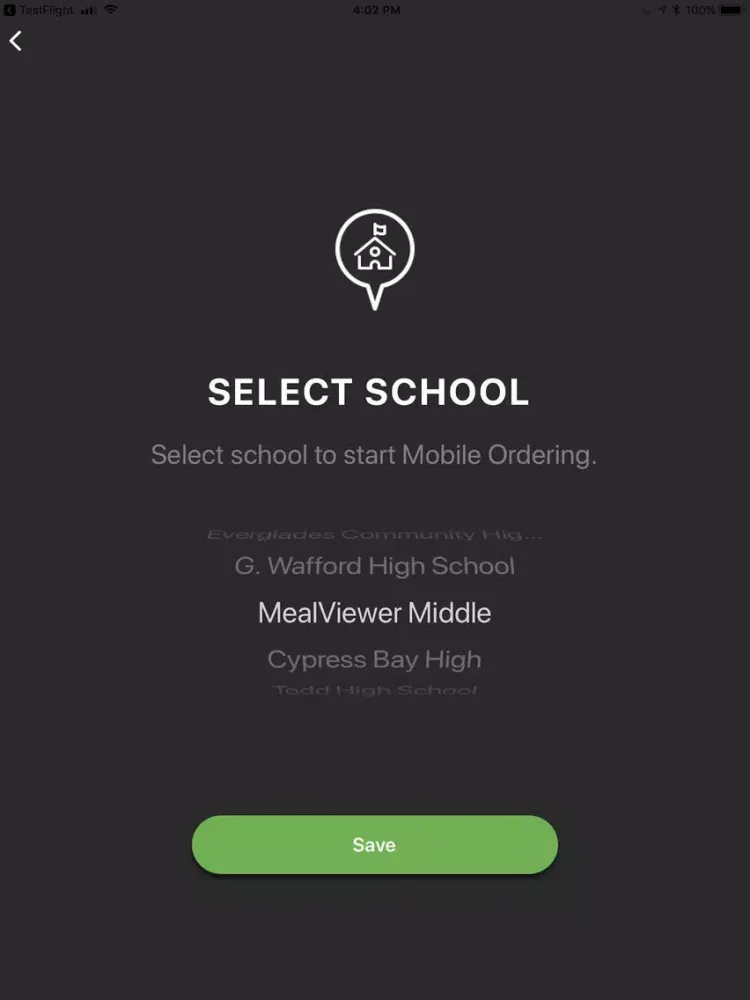 Zrzuty ekranu MealViewer Kiosk iPad 
