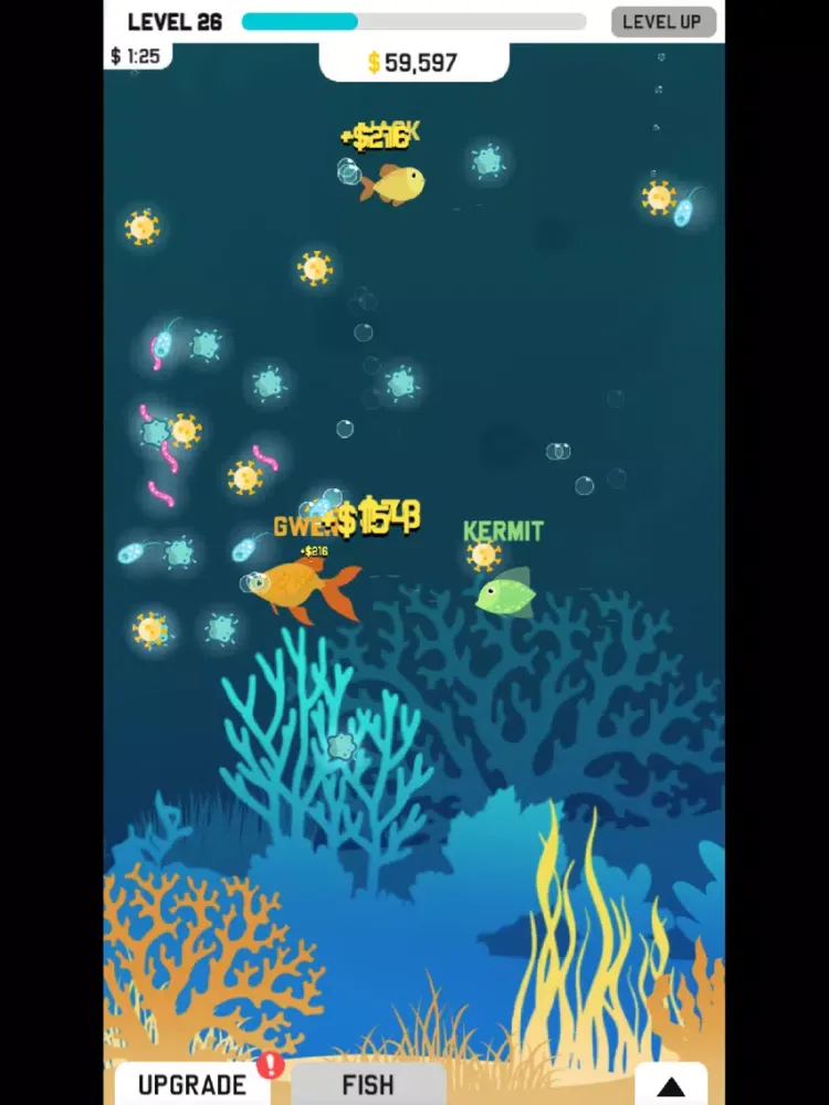 ภาพหน้าจอของ Idle Aqua iPad 