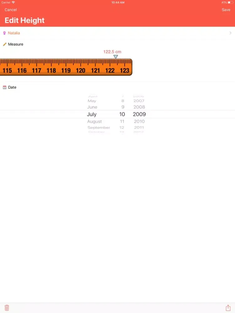 Screenshot di Babymate iPad 