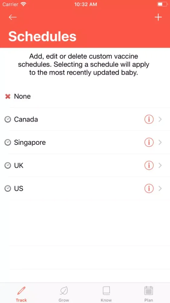 Screenshot di Babymate