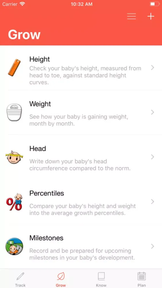 Screenshot di Babymate