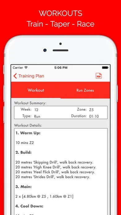 Zrzuty ekranu MyRunBuddy -Run Training Plans