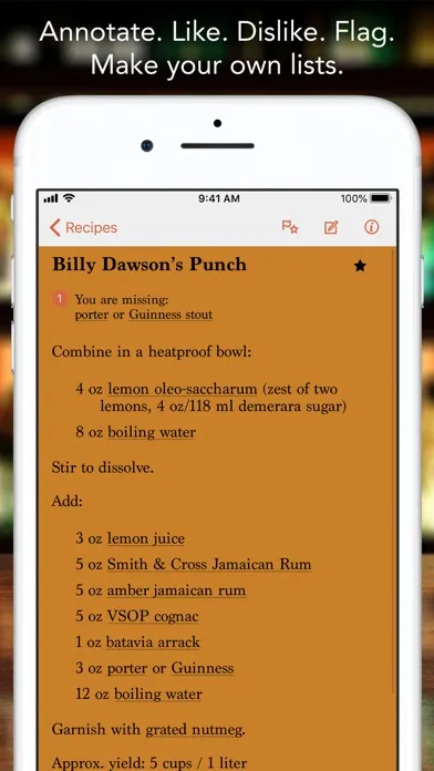 Zrzuty ekranu Wondrich’s Index of Punch