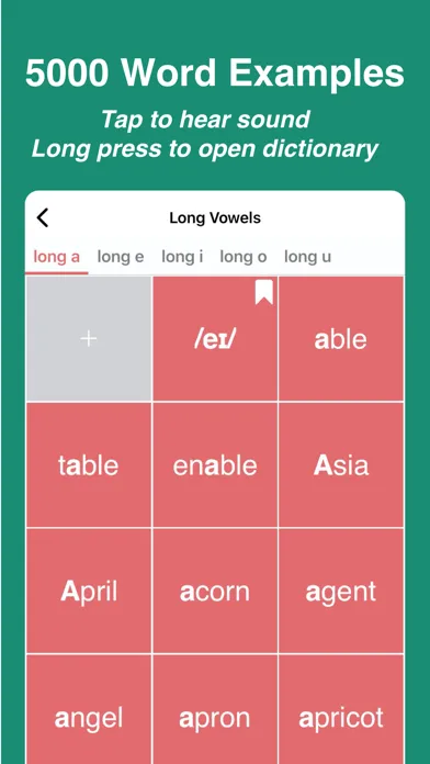 Tangkapan skrin Phonics Cards