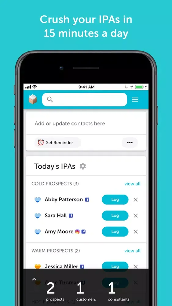 Capturas de tela do Dough – Sales CRM