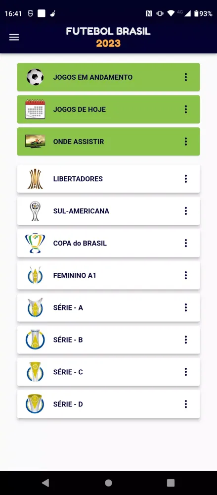 Brasileirão Série D PRO Info7 سکرین شاٹس