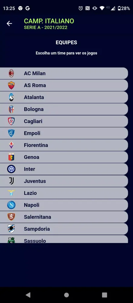 Скриншоты Campeonato Italiano PRO Info7
