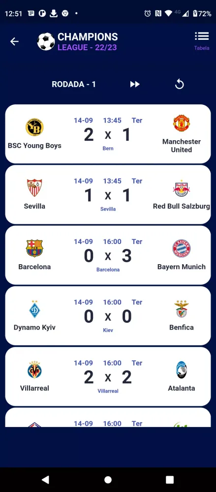 Liga dos Campeões Screenshots