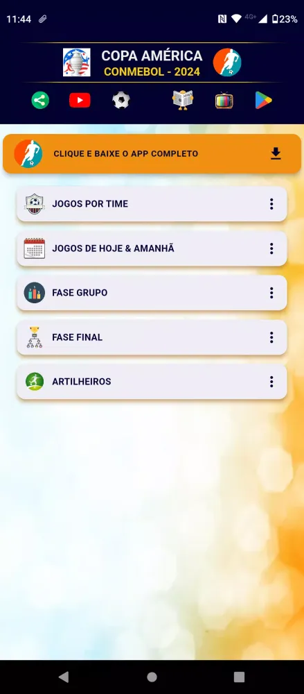 Copa América Screenshots