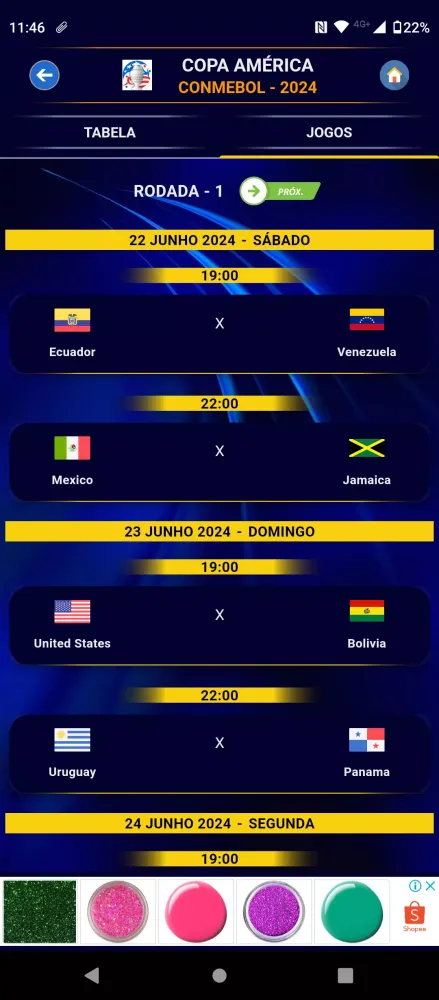Copa América Screenshots