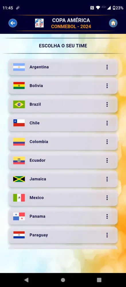 Copa América Screenshots
