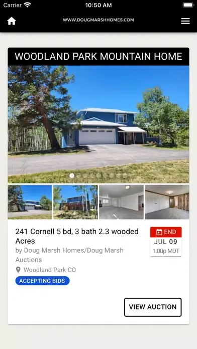 Capturas de tela do Doug Marsh Homes
