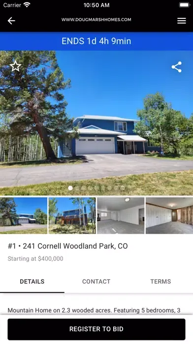 Capturas de tela do Doug Marsh Homes