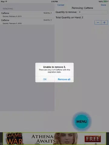 My Food Storage - Keep Your Pantry Prepared iPad 应用截图