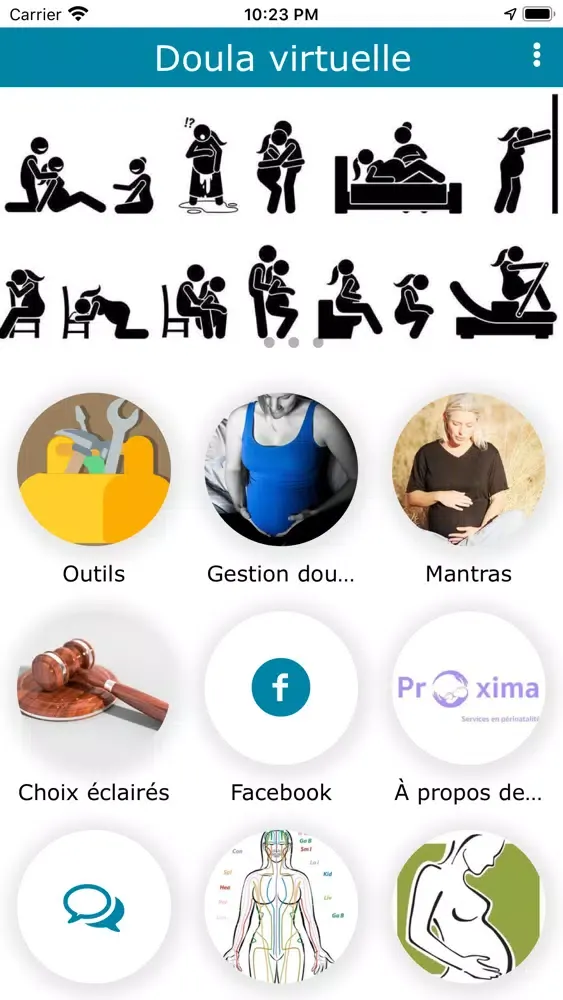 Doula virtuelle سکرین شاٹس