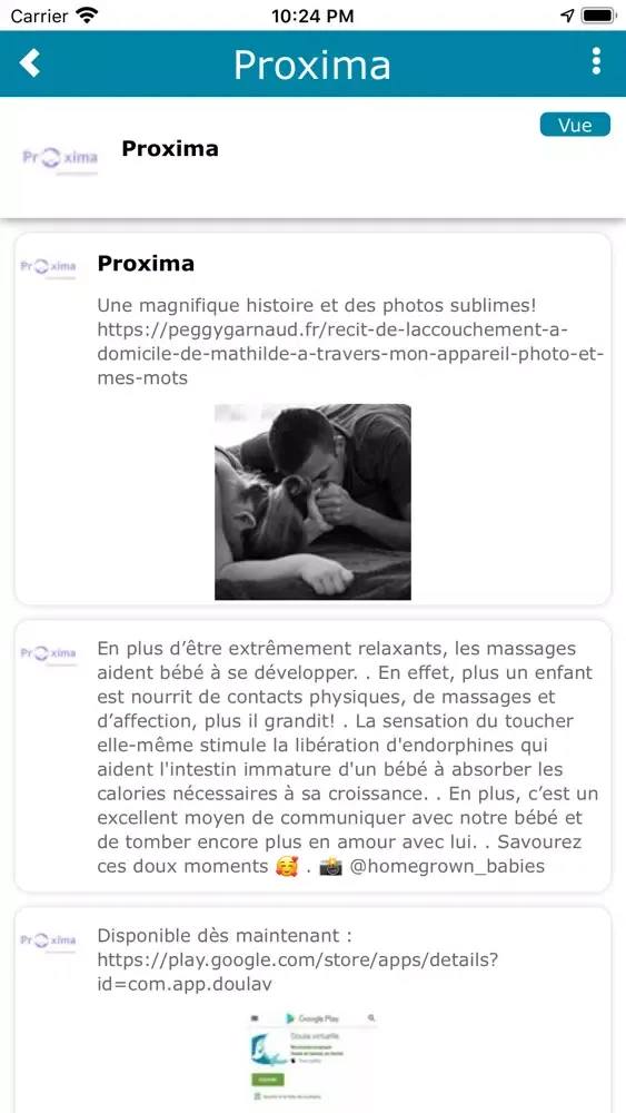 Doula virtuelle سکرین شاٹس