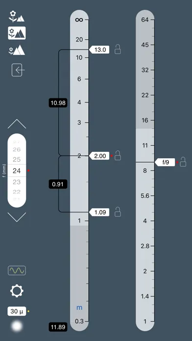 Ảnh chụp màn hình của TrueDoF-Pro DoF Calculator