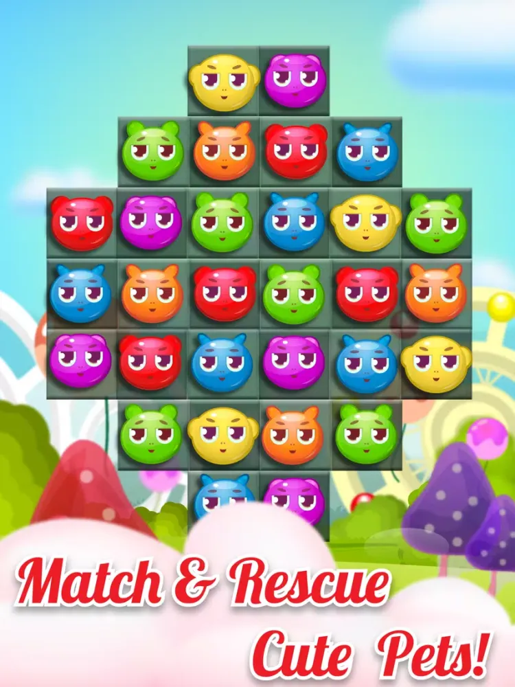 Capturas de tela do Pets Farm - Match 3 Adventure iPad 