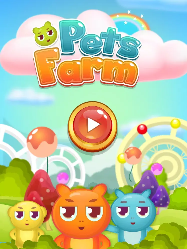 Capturas de tela do Pets Farm - Match 3 Adventure iPad 