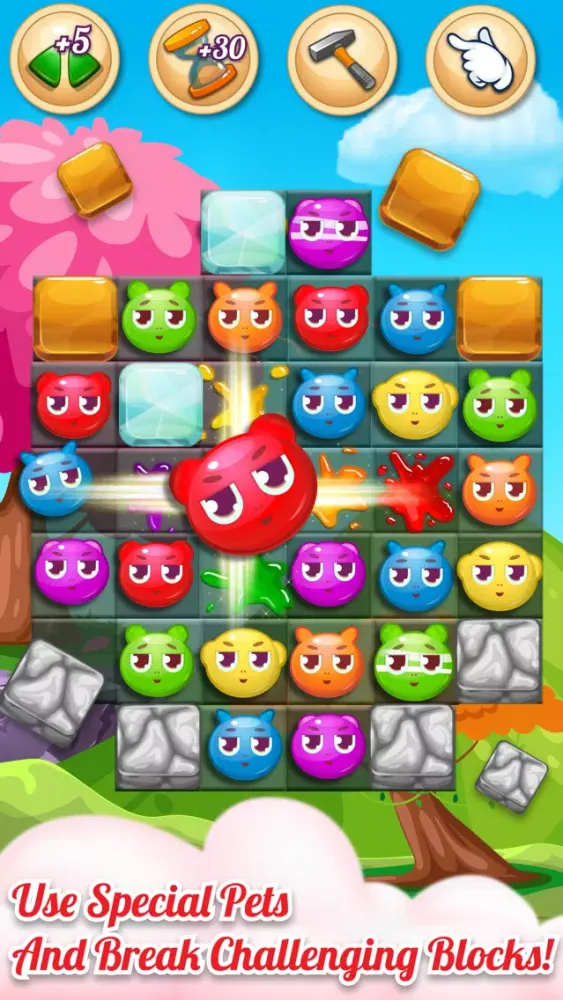Capturas de tela do Pets Farm - Match 3 Adventure