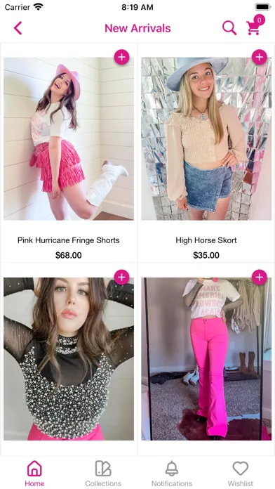 Screenshot di Dove + Bri Boutique