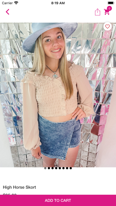 Zrzuty ekranu Dove + Bri Boutique