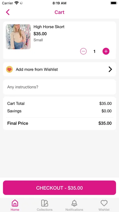 Screenshot di Dove + Bri Boutique