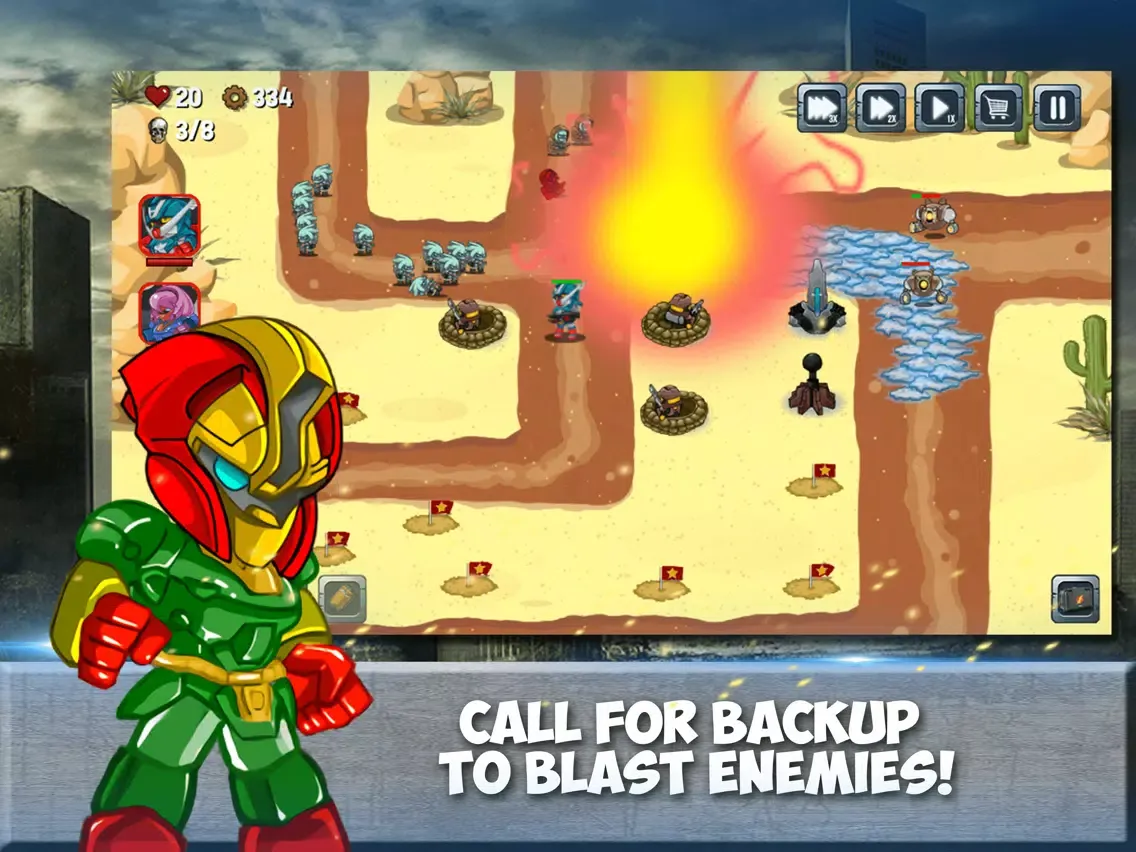 Tower Defense - Galaxy Battle iPad  स्क्रीनशॉट